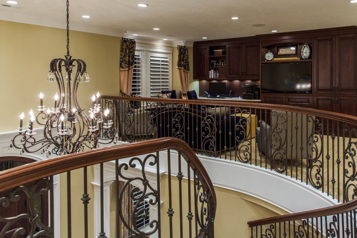 Custom Stair Railing Ideas Bishop Woodcraft